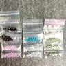 6mm round crystal beads Swarovski? - 120 pcs - woodland fairy mix - estate destash - NextStage Vintage