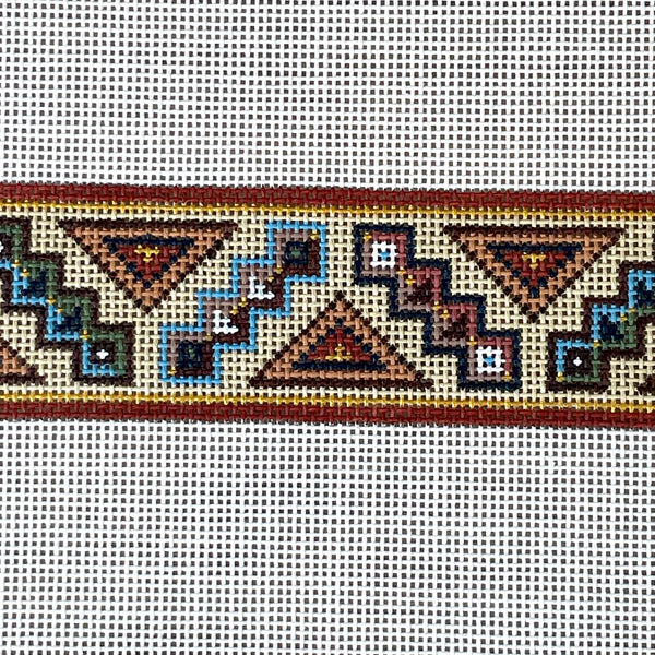 Melissa Shirley Designs Aztec Cuff Bracelet needlepoint canvas #770B - NextStage Vintage