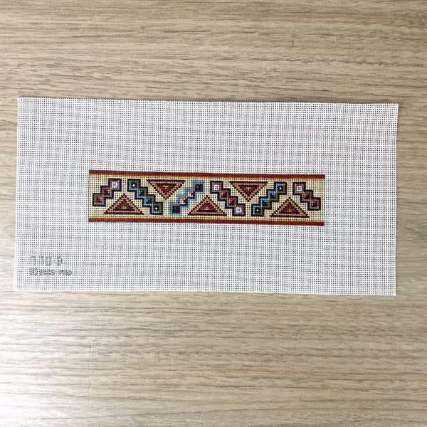 Melissa Shirley Designs Aztec Cuff Bracelet needlepoint canvas #770B - NextStage Vintage