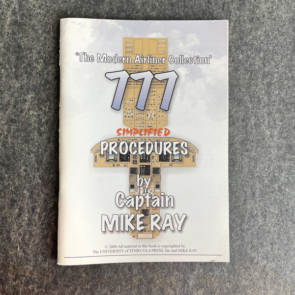 777 Simplified Procedures - Captain Mike Ray - 2006