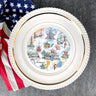 Vermont state souvenir plate - 1960s road trip souvenir - NextStage Vintage