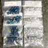 Swarovski 8mm bicone crystal beads 5301 / 5328 -  96 pcs - crystal, montana blue - NextStage Vintage