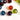 8mm round crystal beads - Swarovski? - 96 pcs - blue, green, purple and orange - NextStage Vintage