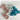 8mm round crystal beads - Swarovski? - 96 pcs - pink, blue, clear - NextStage Vintage