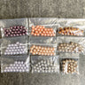 8mm round crystal pearls multicolor assortment - Swarovski? - 200+ pcs - NextStage Vintage