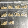 8mm round crystal pearls light gold - Swarovski? - 250 pcs. - NextStage Vintage