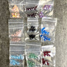 8mm round crystal beads Swarovski? - 108 pcs - 8 color assortment - NextStage Vintage