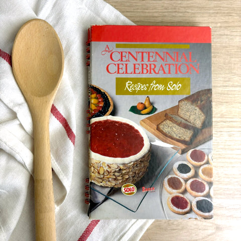 A Centennial Celebration Recipes from Solo - spiral bound 1988 - NextStage Vintage