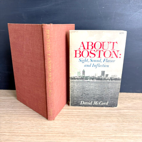 About Boston and Boston Landmarks - Vintage 1973 and 1947 Boston, MA book lot - NextStage Vintage