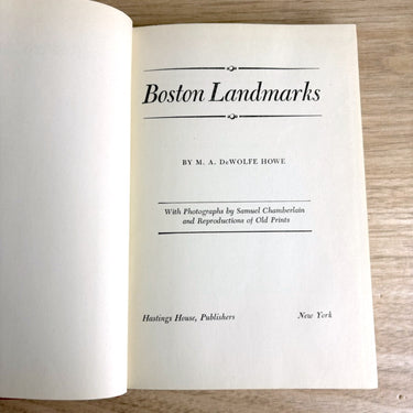 About Boston and Boston Landmarks - Vintage 1973 and 1947 Boston, MA book lot - NextStage Vintage