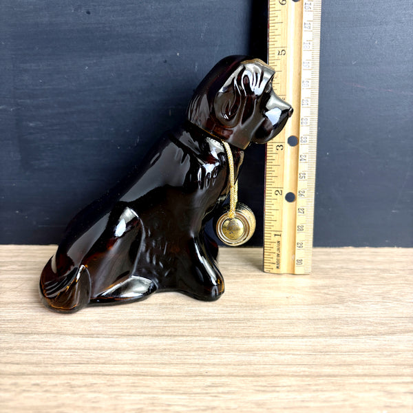 Avon Saint Bernard rescue dog with keg aftershave bottle - 1970s vintage