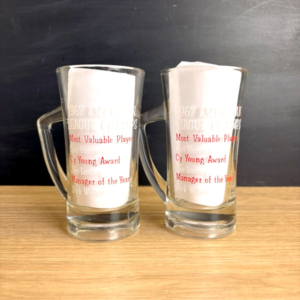 Boston Red Sox 1967 American League Champs mugs - a pair
