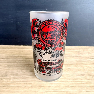 Vintage 1950s California souvenir state glass - vintage souvenir - NextStage Vintage