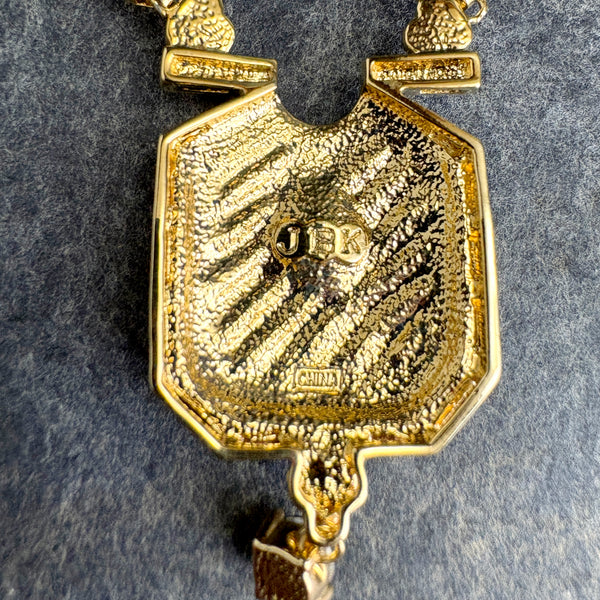 Camrose & Kross Jacqueline Kennedy goldtone pendant necklace - NextStage Vintage