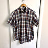 Vintage Y2K CF Hathaway Biddeford Poplin Plaid Shirt Mens M Short Sleeve Button - NextStage Vintage