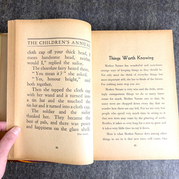 The Children's Annual Merry Days - vintage 1936 hardcover - NextStage Vintage