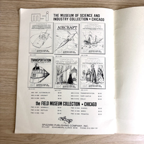 A Coloring Diary of Dolls - Chicago Museum of Science and Industry - 1979 in English and Spanish - NextStage Vintage