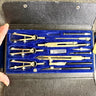 Vintage German drafting tools set - Compass Precision Instruments with Leather Case - NextStage Vintage