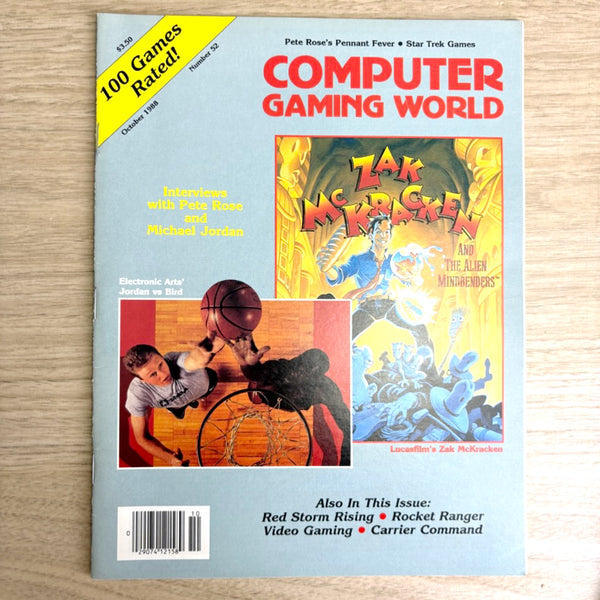 9 Computer Gaming World Magazines 1988–1992 - no disks - Sierra Ultima Pete Rose