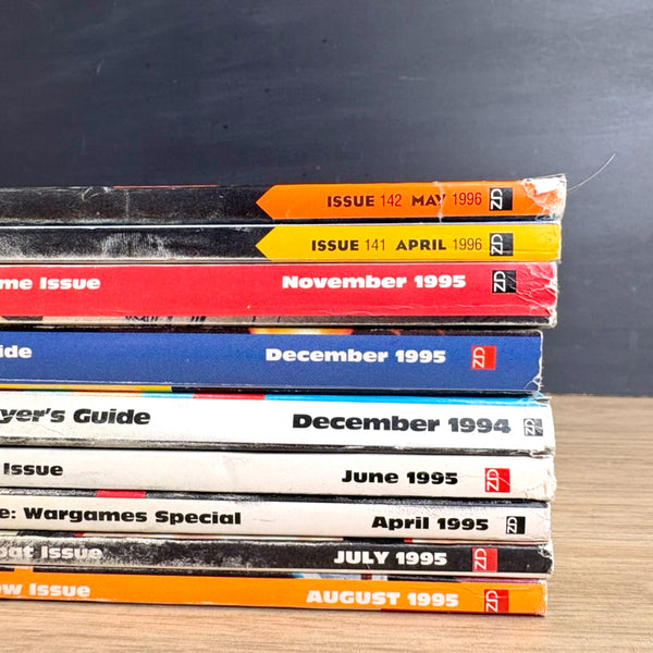 9 vintage Computer Gaming World magazines 1994–1996  - no disks - NextStage Vintage