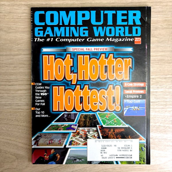 9 vintage Computer Gaming World magazines 1994–1996  - no disks - NextStage Vintage
