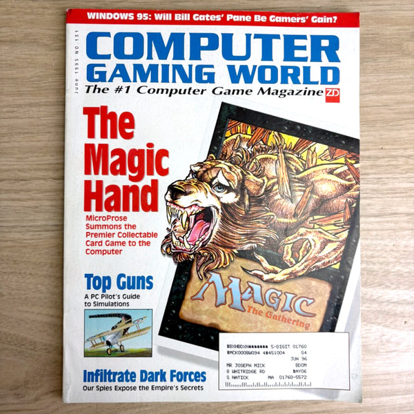 9 vintage Computer Gaming World magazines 1994–1996  - no disks - NextStage Vintage