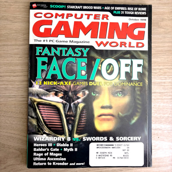 7 vintage Computer Gaming World magazines 1998 – Star Wars, AoE II, MechWarrior 3 - NextStage Vintage