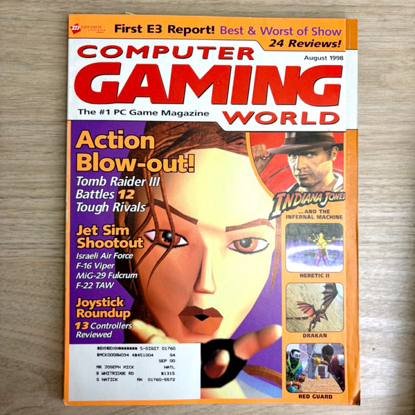 7 vintage Computer Gaming World magazines 1998 – Star Wars, AoE II, MechWarrior 3 - NextStage Vintage
