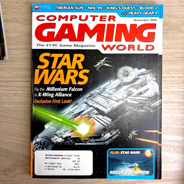 7 vintage Computer Gaming World magazines 1998 – Star Wars, AoE II, MechWarrior 3 - NextStage Vintage