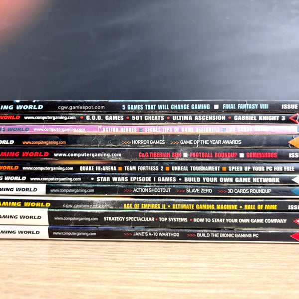 Computer Gaming World Magazines 1999 – 11 Issues – No Disks – PC Game History - NextStage Vintage