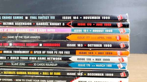 Computer Gaming World Magazines 1999 – 11 Issues – No Disks – PC Game History - NextStage Vintage