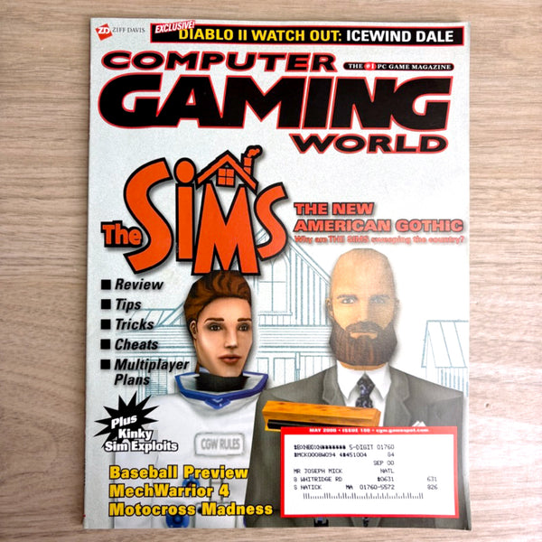 Computer Gaming World magazines 2000 – 8 issues – no disks - PC game history - NextStage Vintage