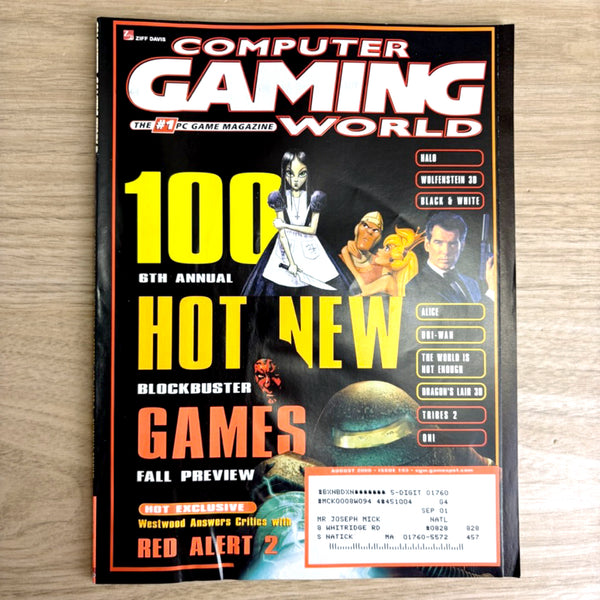 Computer Gaming World magazines 2000 – 8 issues – no disks - PC game history - NextStage Vintage