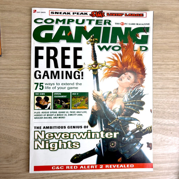 Computer Gaming World magazines 2000 – 8 issues – no disks - PC game history - NextStage Vintage