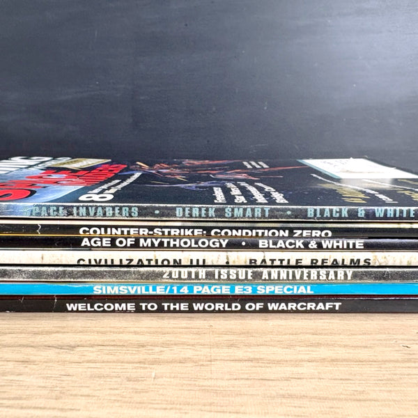 7 issues of Computer Gaming World magazine – 2001 – no disks - NextStage Vintage