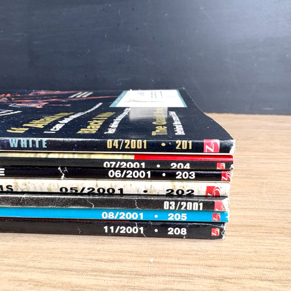 7 issues of Computer Gaming World magazine – 2001 – no disks - NextStage Vintage