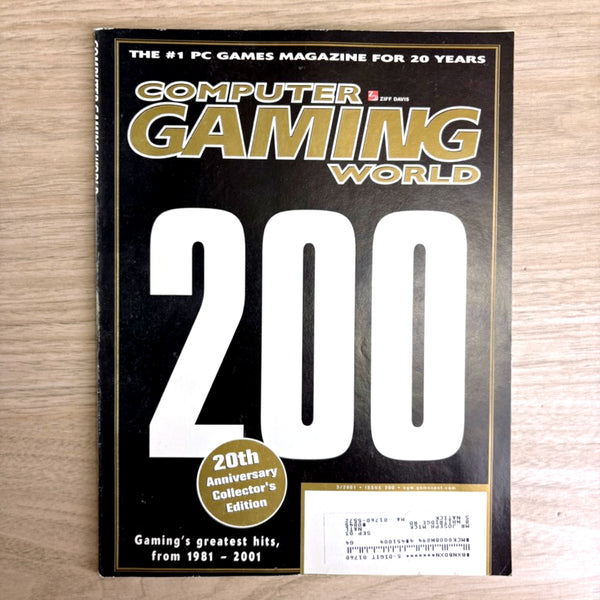 7 issues of Computer Gaming World magazine – 2001 – no disks - NextStage Vintage