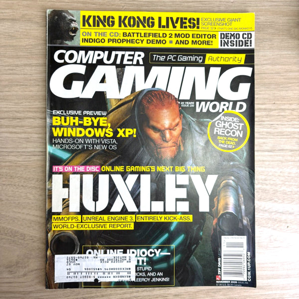 9 Computer Gaming World Magazines 2005–2006 - no disks - Half-Life 2 WoW Quake Crysis - NextStage Vintage