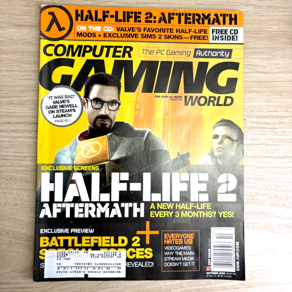 9 Computer Gaming World Magazines 2005–2006 - no disks - Half-Life 2 WoW Quake Crysis - NextStage Vintage