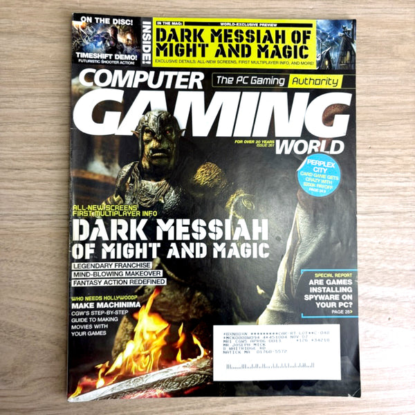9 Computer Gaming World Magazines 2005–2006 - no disks - Half-Life 2 WoW Quake Crysis - NextStage Vintage
