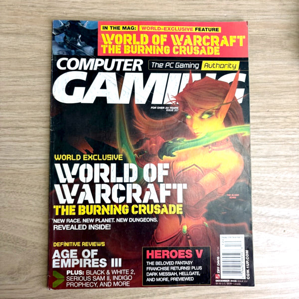 9 Computer Gaming World Magazines 2005–2006 - no disks - Half-Life 2 WoW Quake Crysis - NextStage Vintage