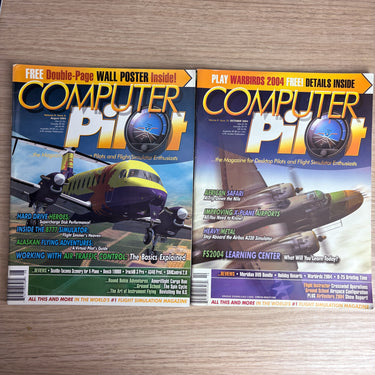 Computer Pilot Magazine – 12 Issues (2002–2004) – flight simulator magaine - NextStage Vintage
