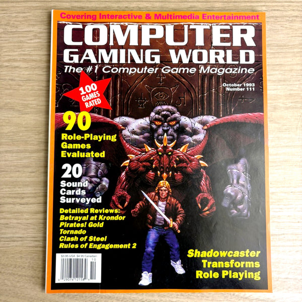 Computer Gaming World lot - 1993 - 6 issues