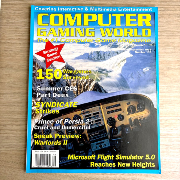 Computer Gaming World lot - 1993 - 6 issues