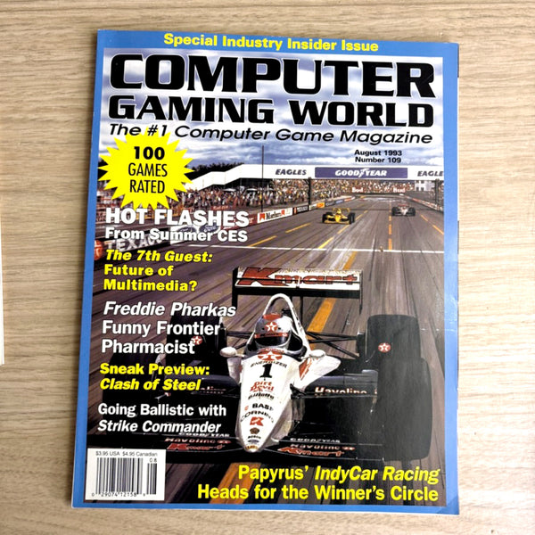 Computer Gaming World lot - 1993 - 6 issues