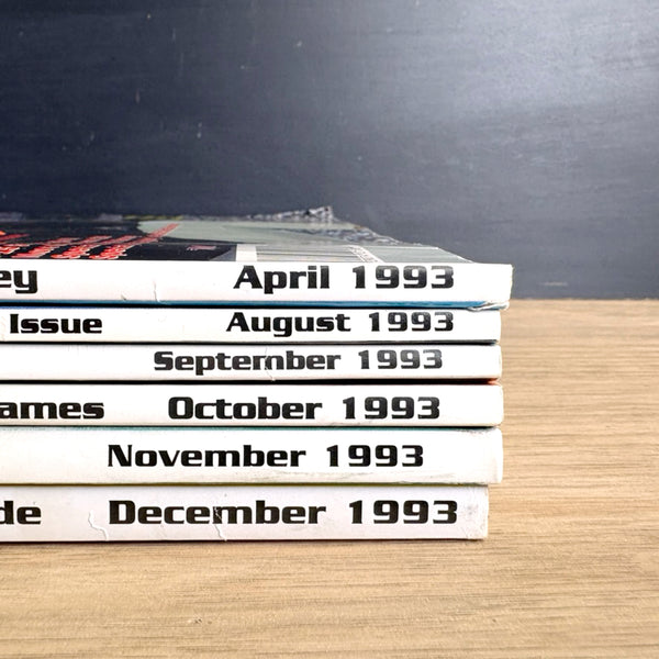 Computer Gaming World lot - 1993 - 6 issues