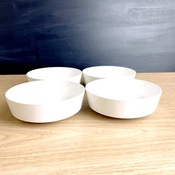 Corning Centura White coupe cereal bowls 5 1/2" - set of 4