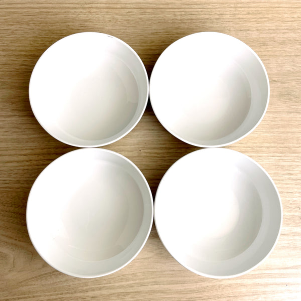 Corning Centura White coupe cereal bowls 5 1/2" - set of 4