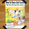 Vintage 1951 Disney poster from "How To Catch A Cold" - - How to Chase Cold Germs - NextStage Vintage