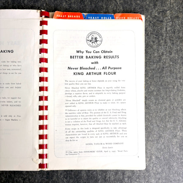 Easy Home Baking - King Arthur Flour - 1930s vintage cookbook - NextStage Vintage